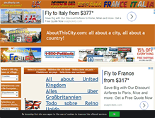 Tablet Screenshot of aboutthiscity.com